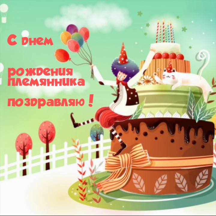 С днем рождения племянника поздравляю!