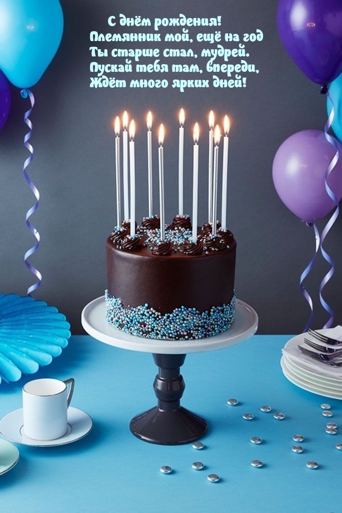 Племянник мой, ещё на год Ты старше стал, мудрей.