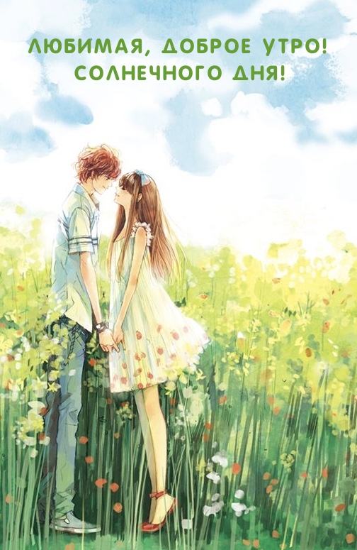 Любимая, доброе утро! Солнечного дня!
