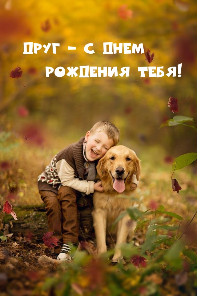 ДРУГ - с днем рождения тебя!