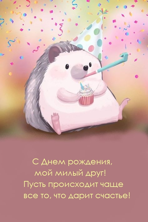 С Днем рождения, мой милый друг! 