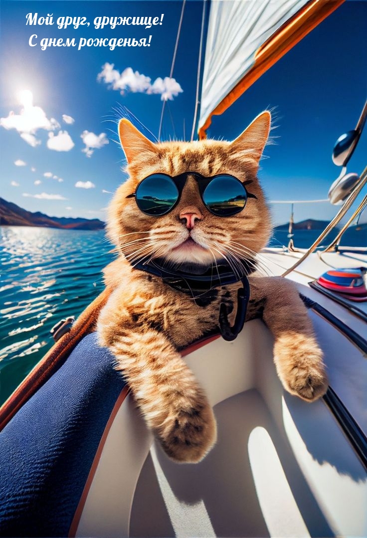 Мой друг, дружище! С днем рожденья!