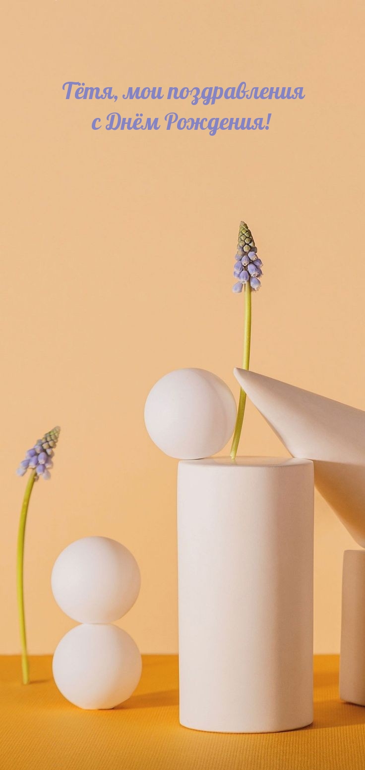 Тётя, мои поздравления с Днём Рождения! 