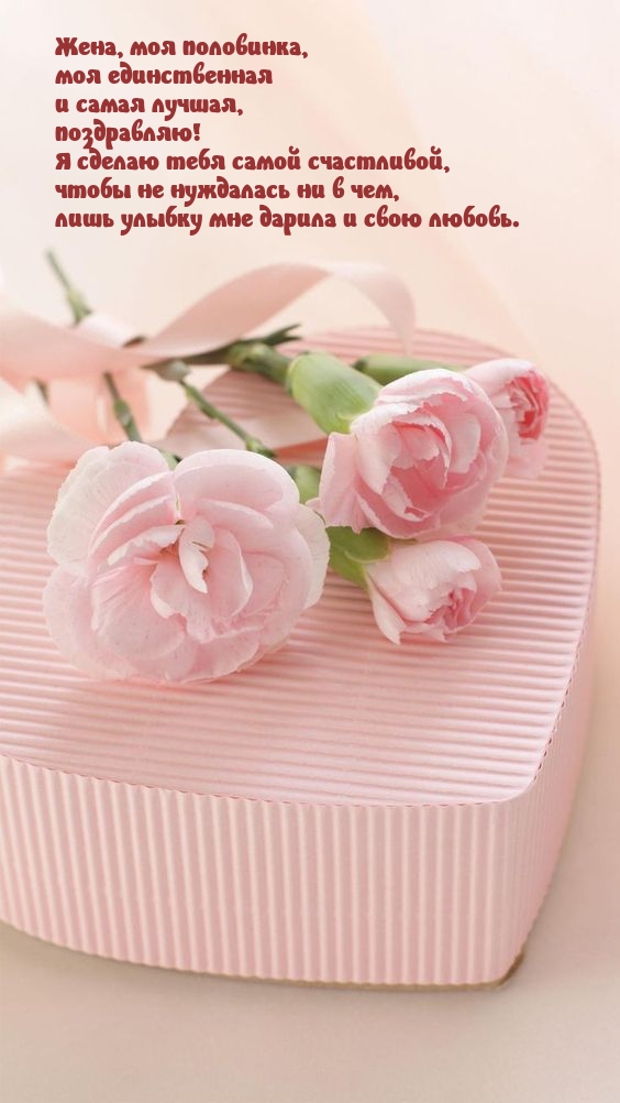 Жена, моя половинка, моя единственная и самая лучшая