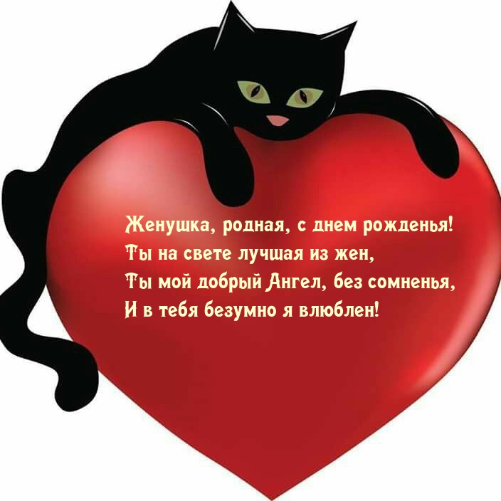Женушка, родная, с днем рожденья! Ты на свете лучшая из жен