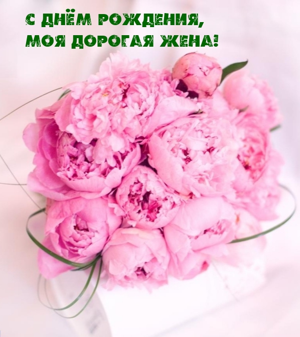 С днём рождения, моя дорогая жена!