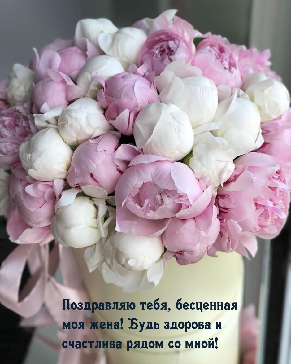 Поздравляю тебя, бесценная моя жена! Будь здорова 