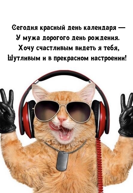 Сегодня красный день календаря — У мужа дорогого день рождения.
