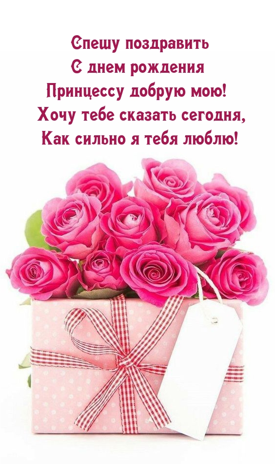 Спешу поздравить с днем рождения принцессу добрую мою!
