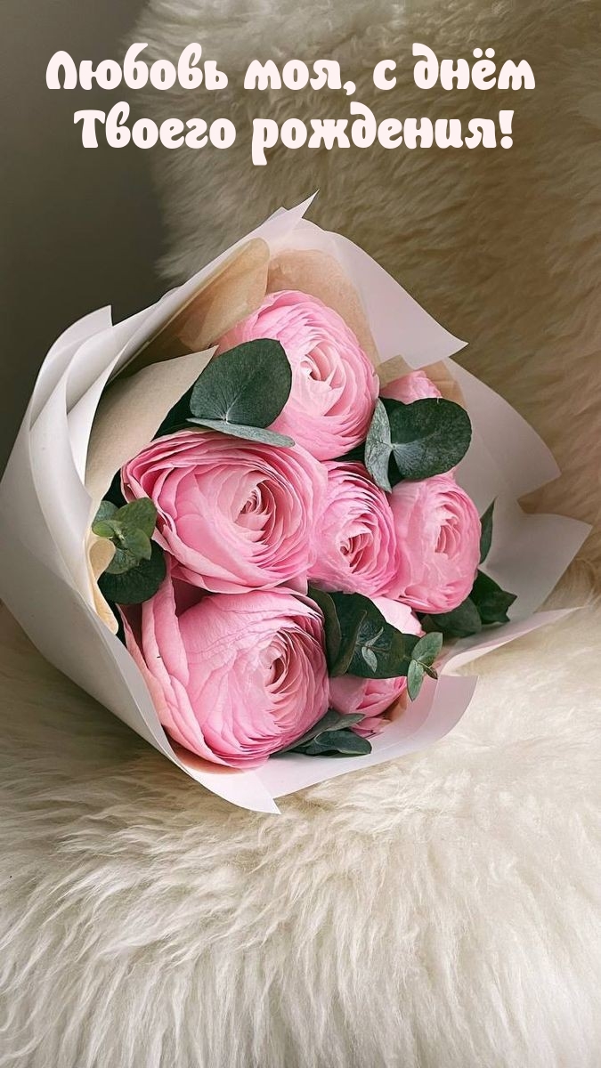 Любовь моя, с днём твоего рождения! 