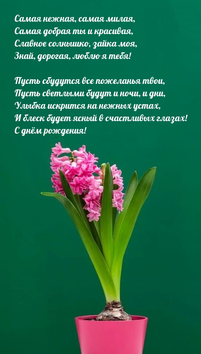 С днём рождения! Самая нежная, самая милая