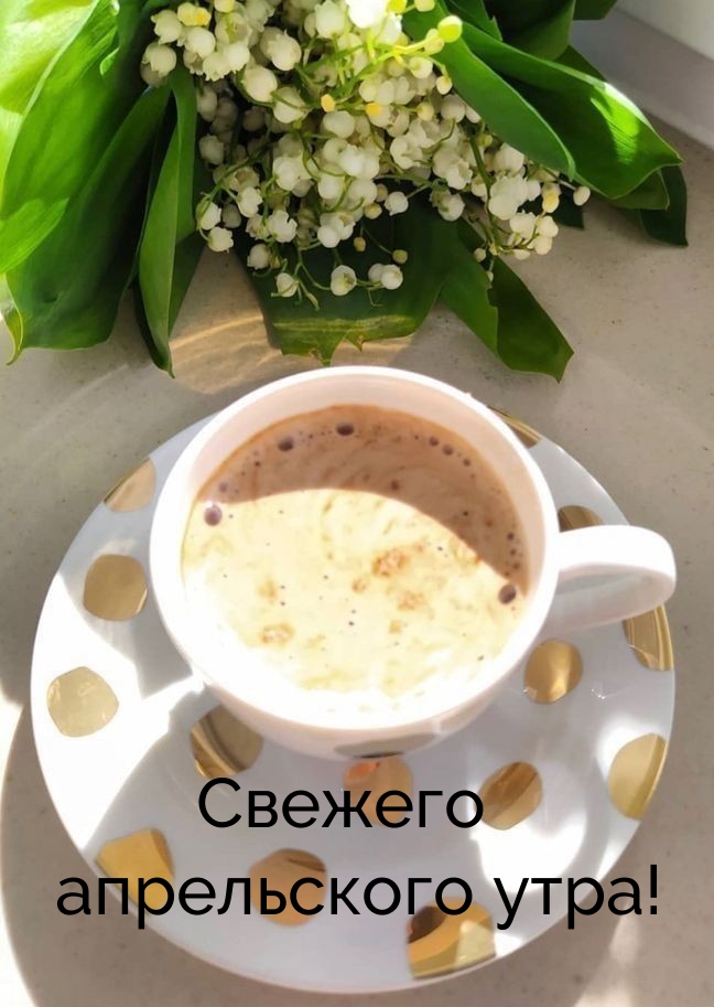 Свежего апрельского утра!