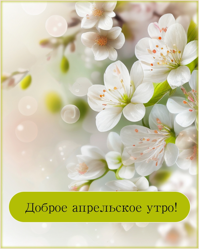 Доброе апрельское утро!
